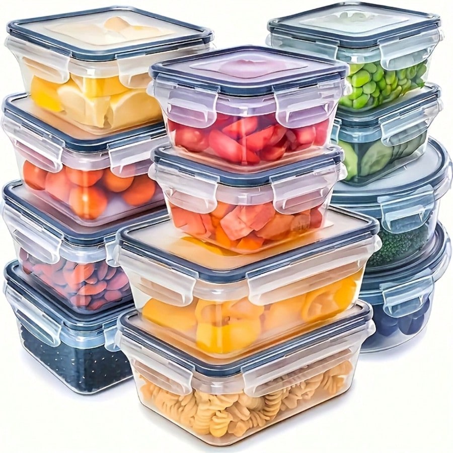 24 Pack Food Storage Container - Meal Prep Kitchen recension och pris