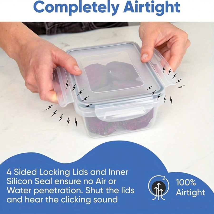 24 Pack Food Storage Container - Meal Prep Kitchen recension och pris