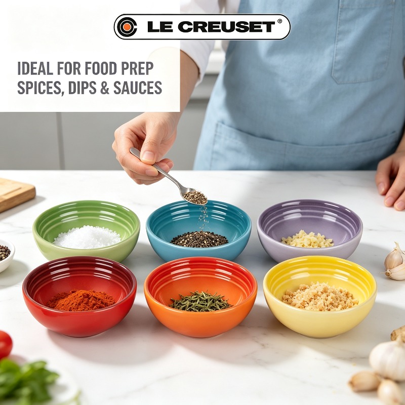 LE CREUSET 6Pcs Gradient Stone - Meal Prep Bowl recension och pris