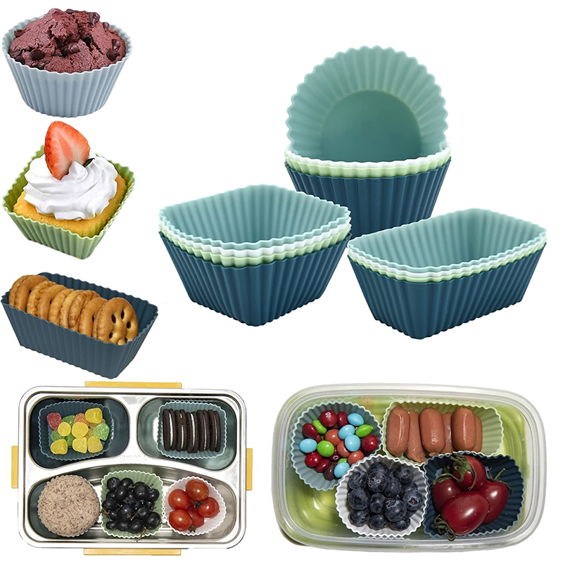 4/10/12Pcs Reusable Silicone C - Meal Prep Bowl recension och pris
