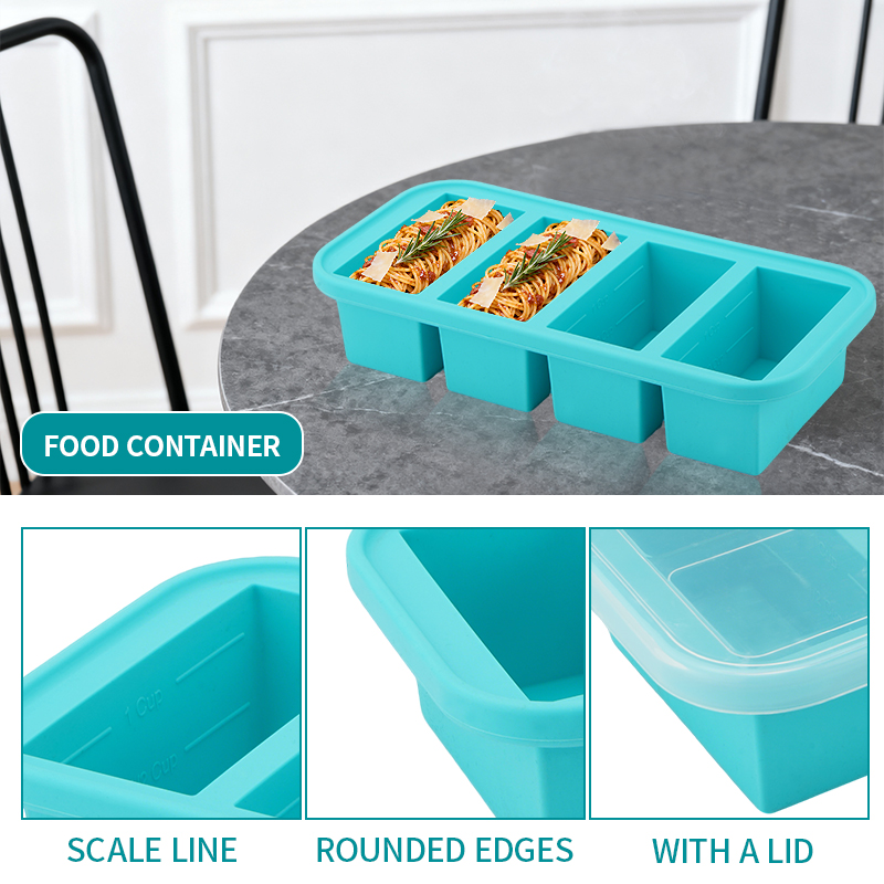 2 or 3-piece Silicone Freezer  - Meal Prep Template recension och pris