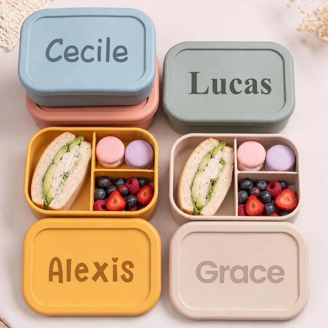 Personalized Kids Lunch Box wi - Meal Prep Bowl recension och pris