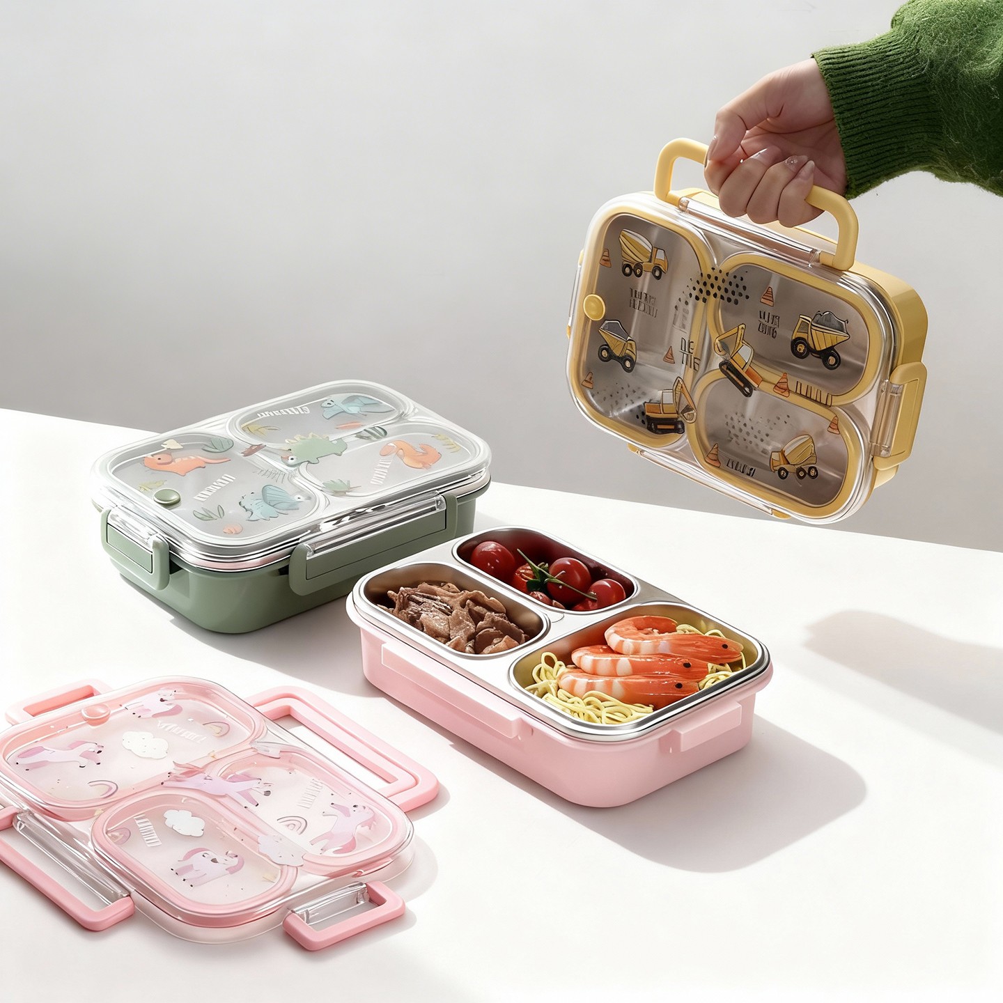 Large Capacity Cartoon Childre - Meal Prep Bowl recension och pris